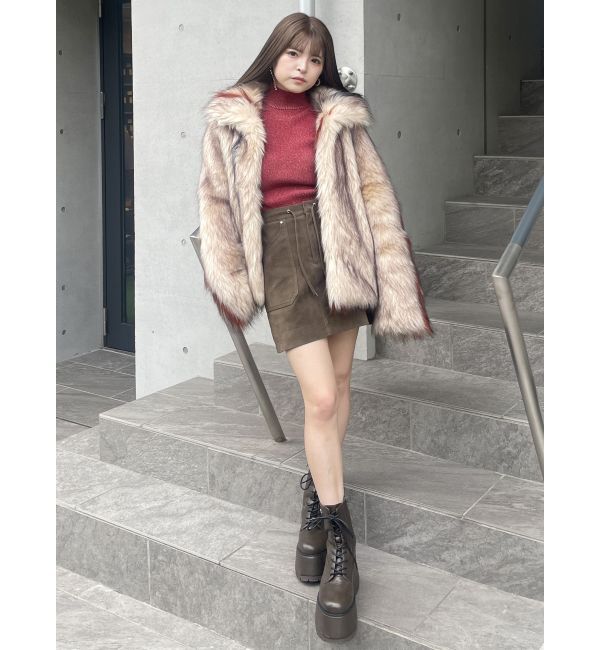 MURUA「バイカラーラメニット」|ニット・セーター|