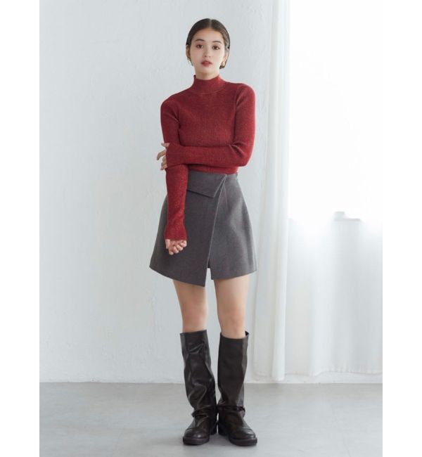 MURUA「バイカラーラメニット」|ニット・セーター|