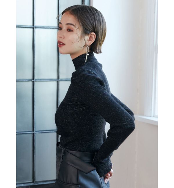 MURUA「バイカラーラメニット」|ニット・セーター|