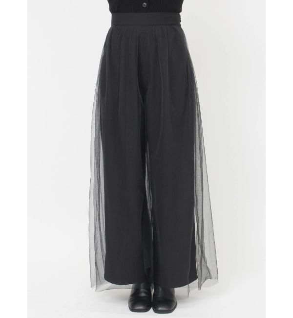 MURUA「チュールレイヤードワイドパンツ」|その他|