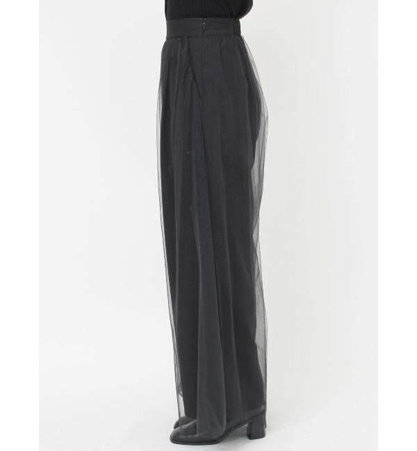 MURUA「チュールレイヤードワイドパンツ」|その他|
