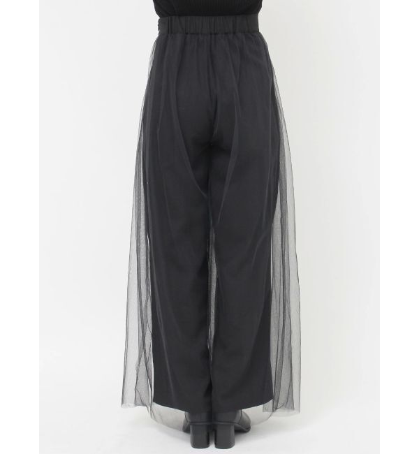 MURUA「チュールレイヤードワイドパンツ」|その他|