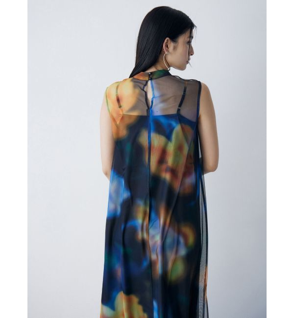 MURUA「シェイドフラワーレイヤードワンピース」|ワンピース|