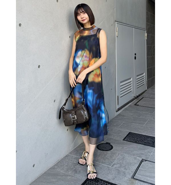 MURUA「シェイドフラワーレイヤードワンピース」|ワンピース|