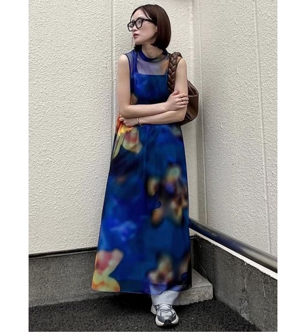 MURUA「シェイドフラワーレイヤードワンピース」|ワンピース|