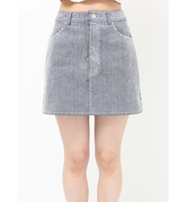 MURUA「フロッキーデニムミニスカート【セット販売対象】」|スカート|