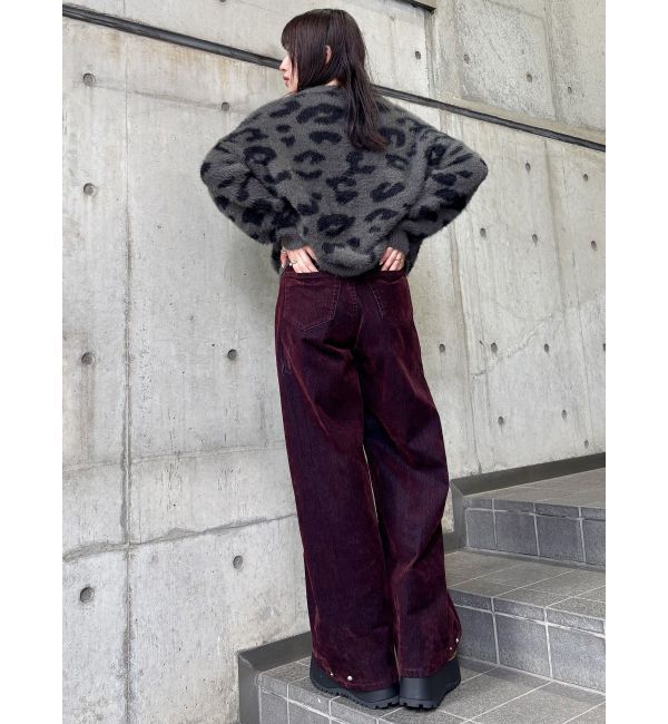 MURUA「フロッキーバレルレッグデニム【セット販売対象】」|デニム|