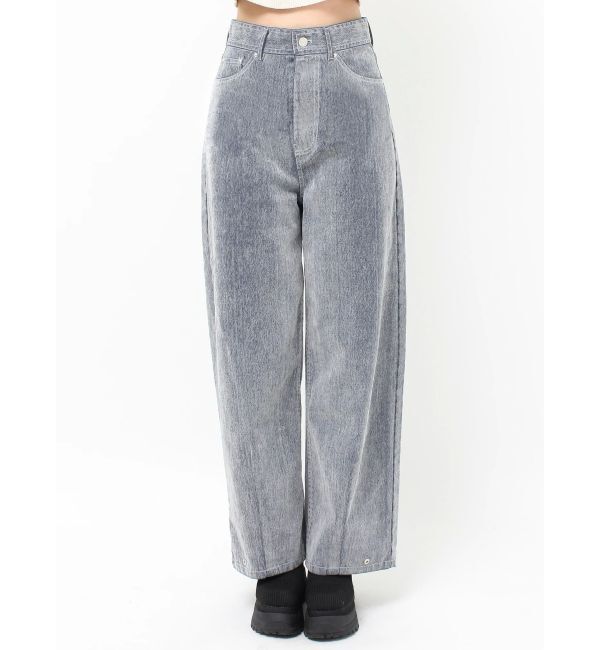 MURUA「フロッキーバレルレッグデニム【セット販売対象】」|デニム|