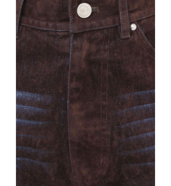 MURUA「フロッキーバレルレッグデニム【セット販売対象】」|デニム|