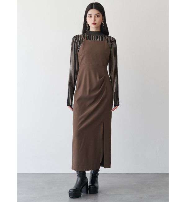 MURUA「ストリングキャミワンピース【セットアップ着用可】」|ワンピース|