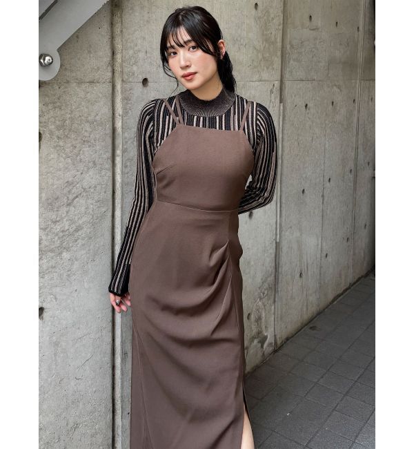 MURUA「ストリングキャミワンピース【セットアップ着用可】」|ワンピース|