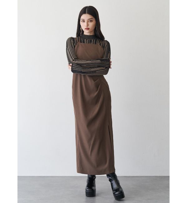 MURUA「ストリングキャミワンピース【セットアップ着用可】」|ワンピース|