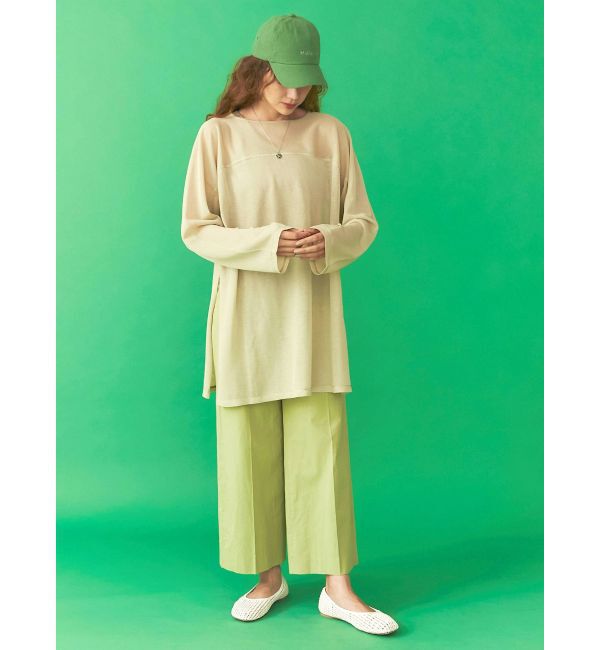 Ungrid「シアールーズスリットニット」|ニット・セーター|