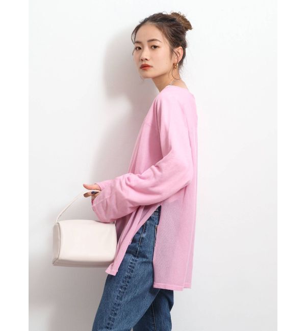 Ungrid「シアールーズスリットニット」|ニット・セーター|