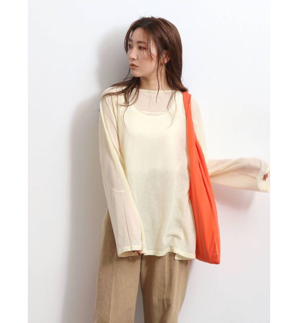 Ungrid「シアールーズスリットニット」|ニット・セーター|