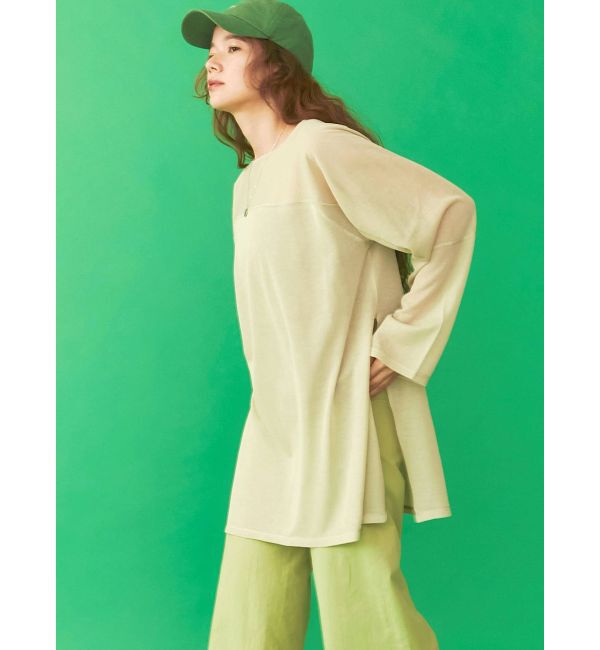 Ungrid「シアールーズスリットニット」|ニット・セーター|