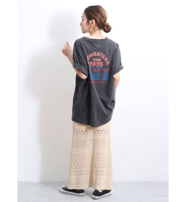 Ungrid「透かし編みニットフレアスカート」|スカート|