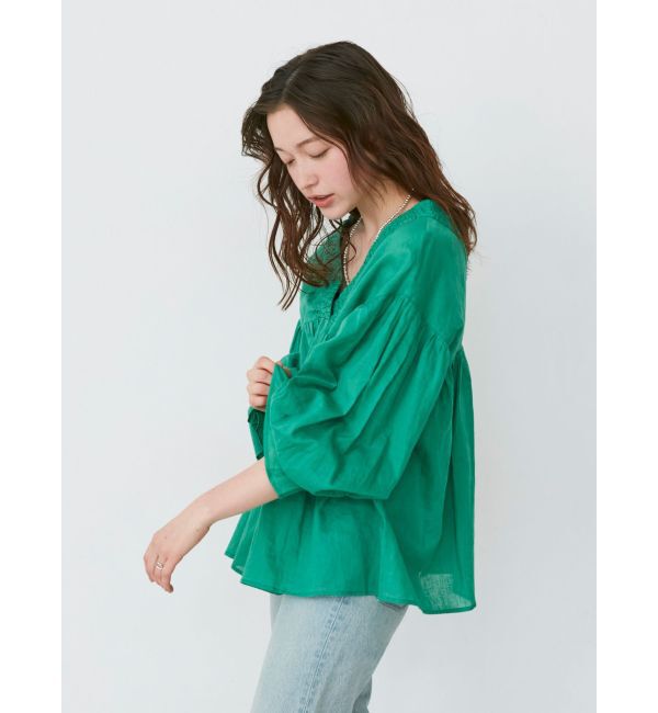 Ungrid「スリーブボリュームブラウス」|シャツ・ブラウス|