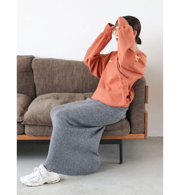 Ungrid「リブ編みマーメイドスカート」|スカート|