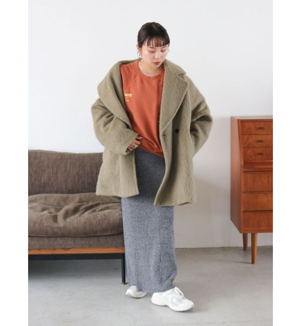 Ungrid「リブ編みマーメイドスカート」|スカート|