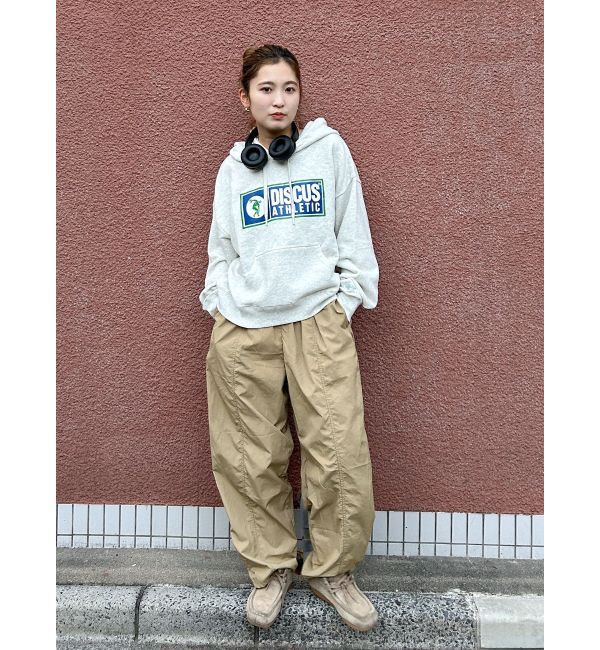 Ungrid「ナイロン混ボリュームラフパンツ」|その他|