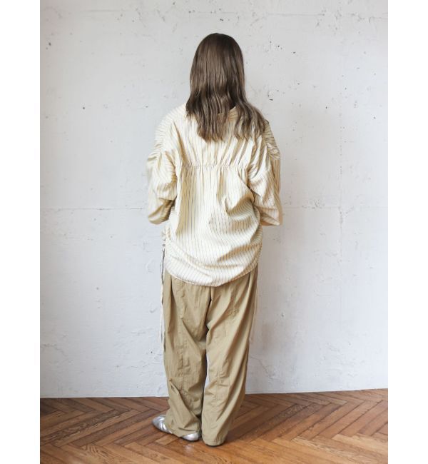 Ungrid「ナイロン混ボリュームラフパンツ」|その他|