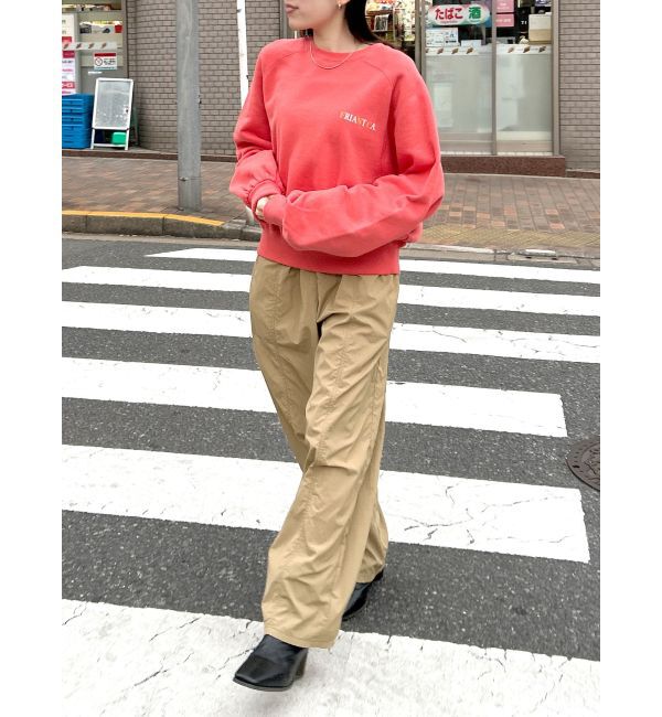 Ungrid「ナイロン混ボリュームラフパンツ」|その他|