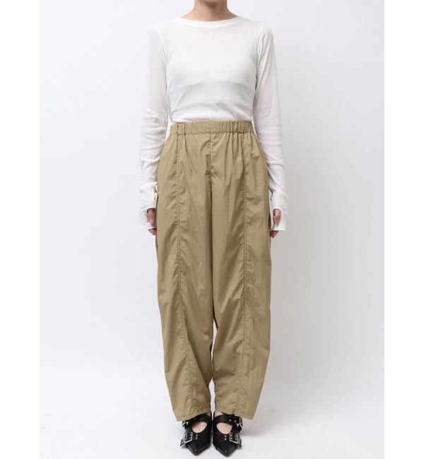 Ungrid「ナイロン混ボリュームラフパンツ」|その他|