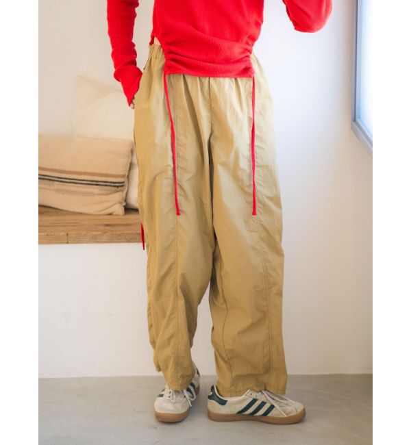 Ungrid「ナイロン混ボリュームラフパンツ」|その他|