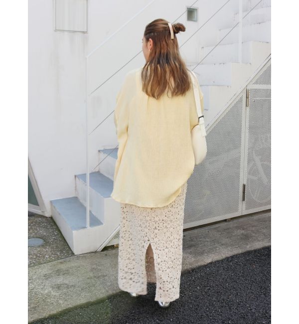 Ungrid「透かし編みレースキャミワンピース」|ワンピース|