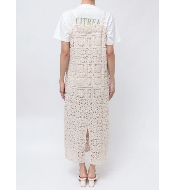 Ungrid「透かし編みレースキャミワンピース」|ワンピース|