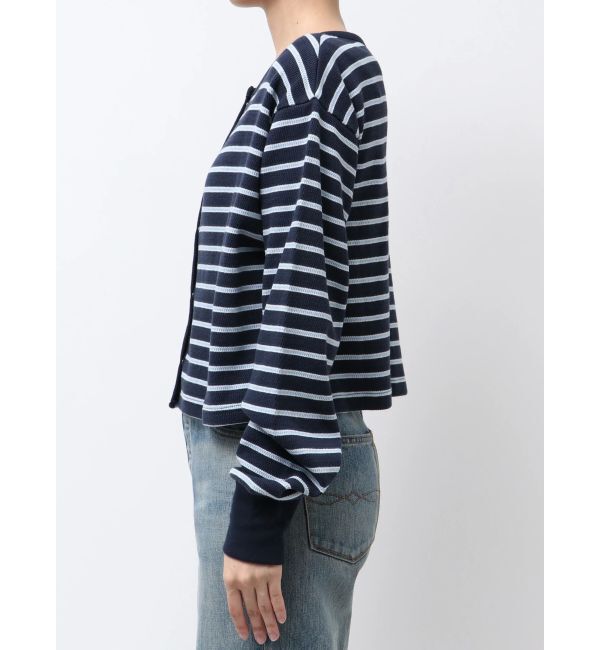 Ungrid「ハニカムボーダーカーディガン」|カーディガン|