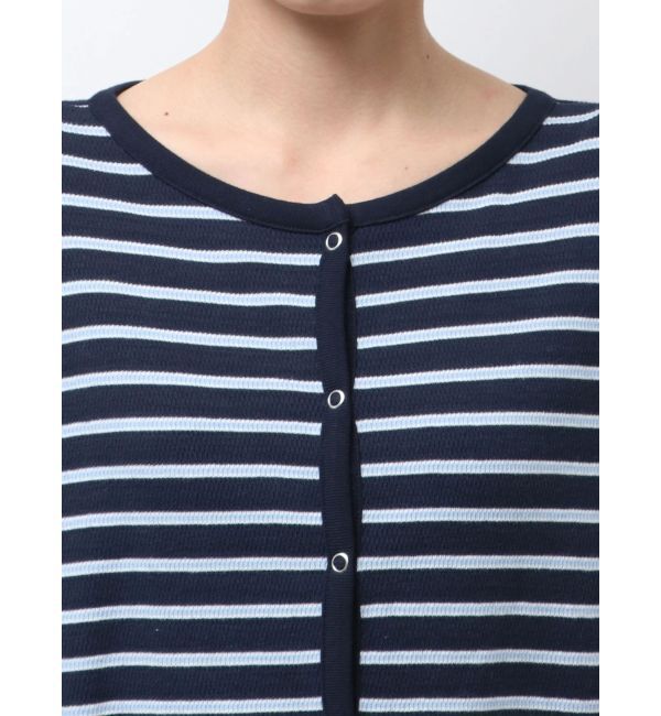 Ungrid「ハニカムボーダーカーディガン」|カーディガン|