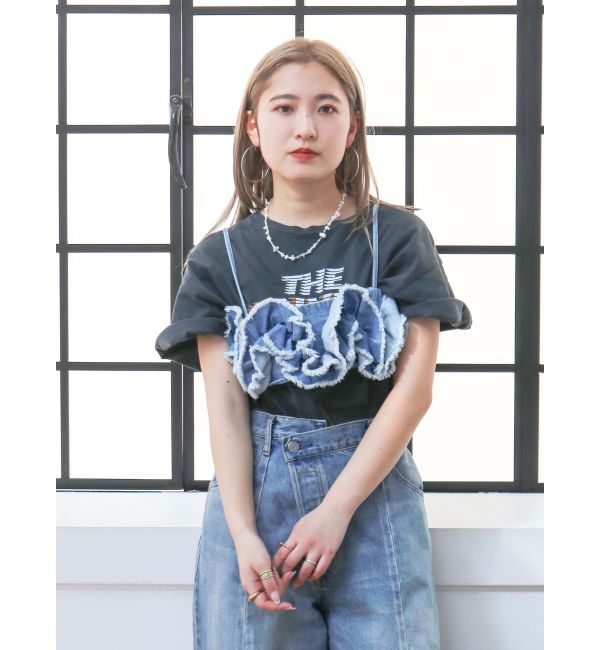 Ungrid「レイヤードビーズネックレス」|ネックレス|