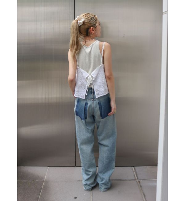 Ungrid「テープ刺繍キャミソール」|キャミソール|