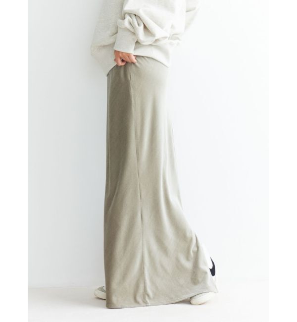 Ungrid「フィットベロアスカート」|スカート|