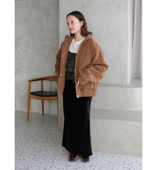 Ungrid「フィットベロアスカート」|スカート|