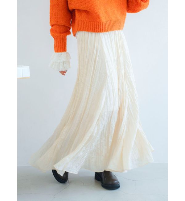 Ungrid「クリンクルボリュームスカート」|スカート|