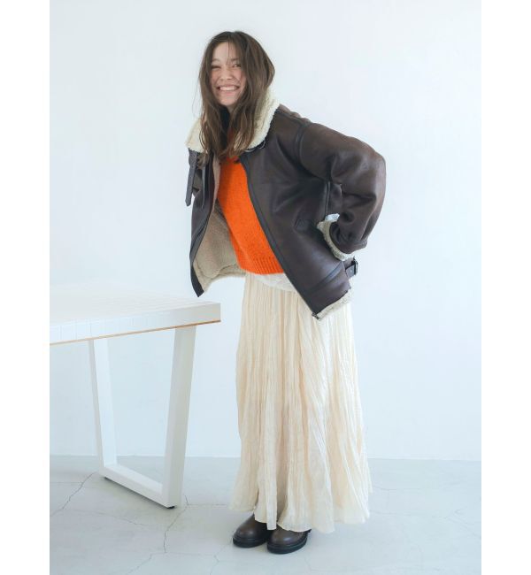 Ungrid「クリンクルボリュームスカート」|スカート|