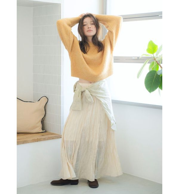 Ungrid「クリンクルボリュームスカート」|スカート|