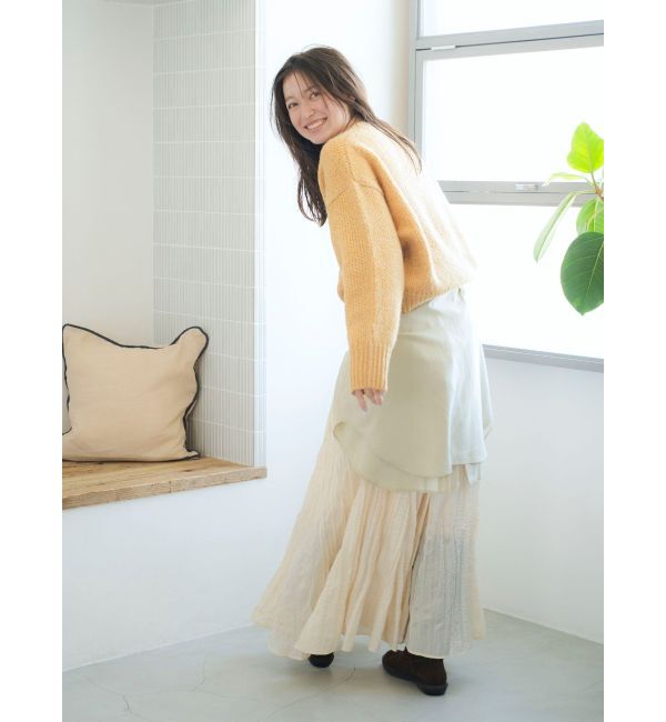 Ungrid「クリンクルボリュームスカート」|スカート|