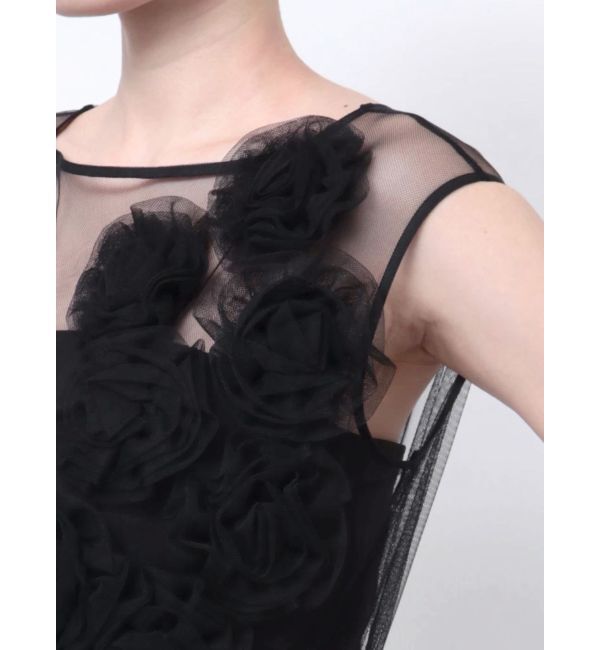 LAGUNAMOON「LADYコサージュチュールパンツドレス」|ドレス|