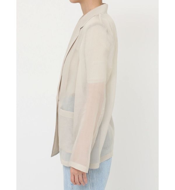 LAGUNAMOON「2WAYスリーブシアージャケット」|テーラードジャケット|