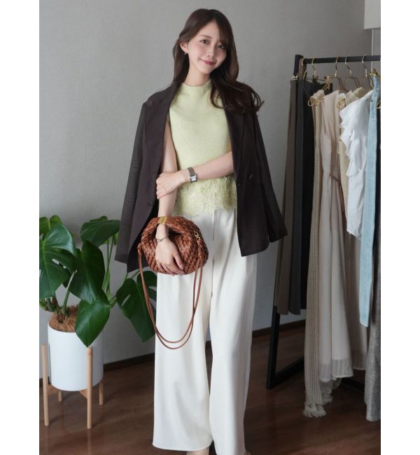 LAGUNAMOON「2WAYスリーブシアージャケット」|テーラードジャケット|