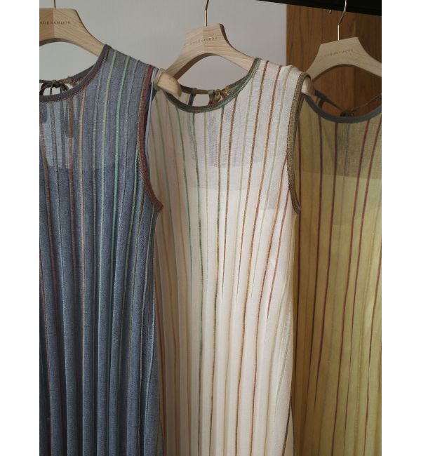 LAGUNAMOON「【WEB限定】ラメレインボーニットワンピース」|ワンピース|