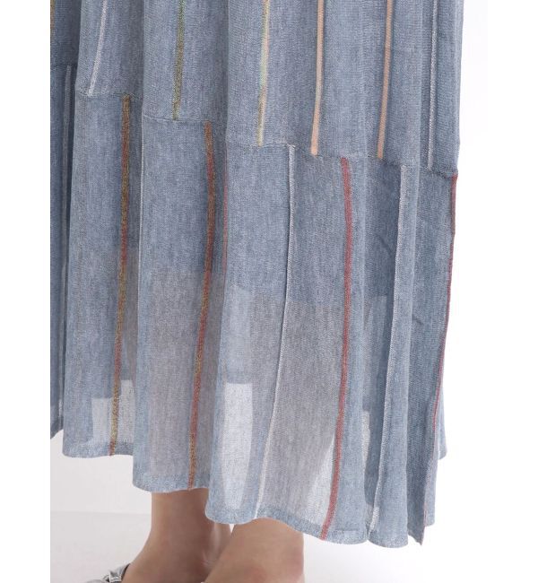 LAGUNAMOON「【WEB限定】ラメレインボーニットワンピース」|ワンピース|