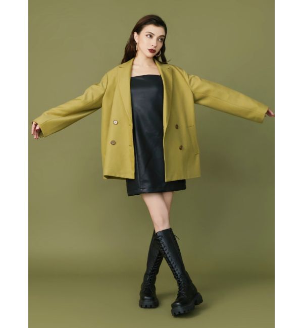 EVRIS「ルーズダブルジャケット」|テーラードジャケット|