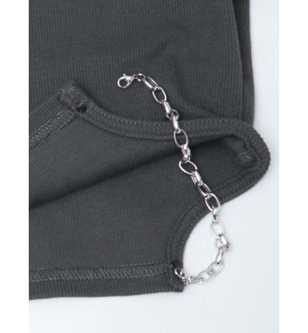 EVRIS「サイドチェーンショートトップス」|Tシャツ・カットソー|