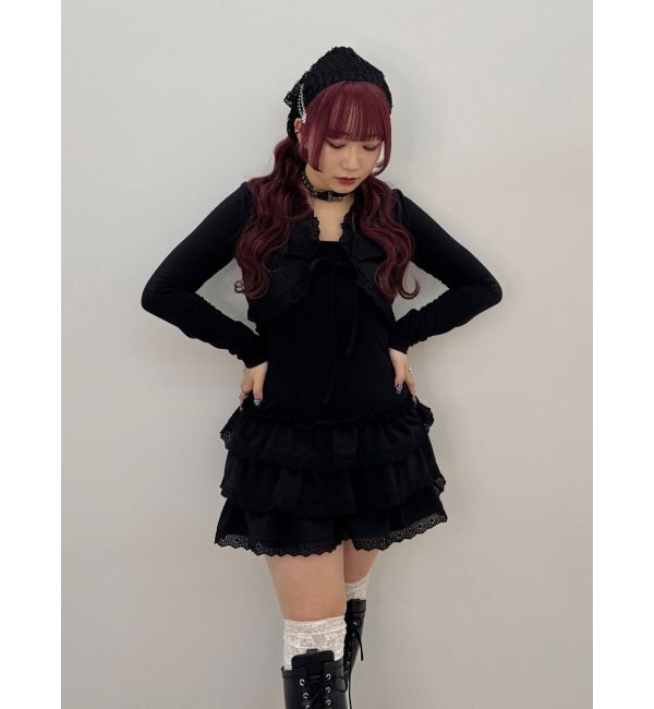 jouetie「ボレロセットフリルベアワンピース」|ワンピース|