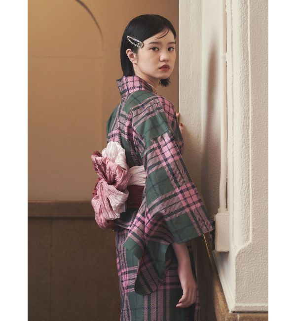 jouetie「【jouetieオリジナル】タータンチェックセパレート浴衣セット」|その他|